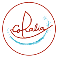 Coralia liveaboard logo.
