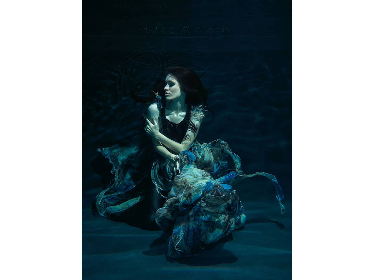 Underwater model shooting with Kseniya Arhangelova.